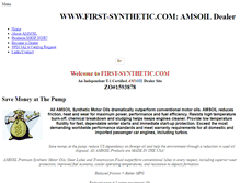 Tablet Screenshot of first-synthetic.com